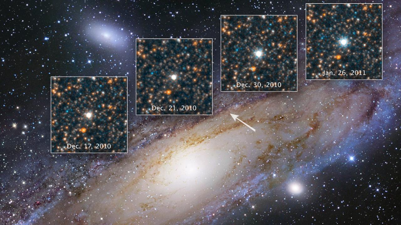 Ein Cepheiden-Stern in der Andromeda-Galaxie