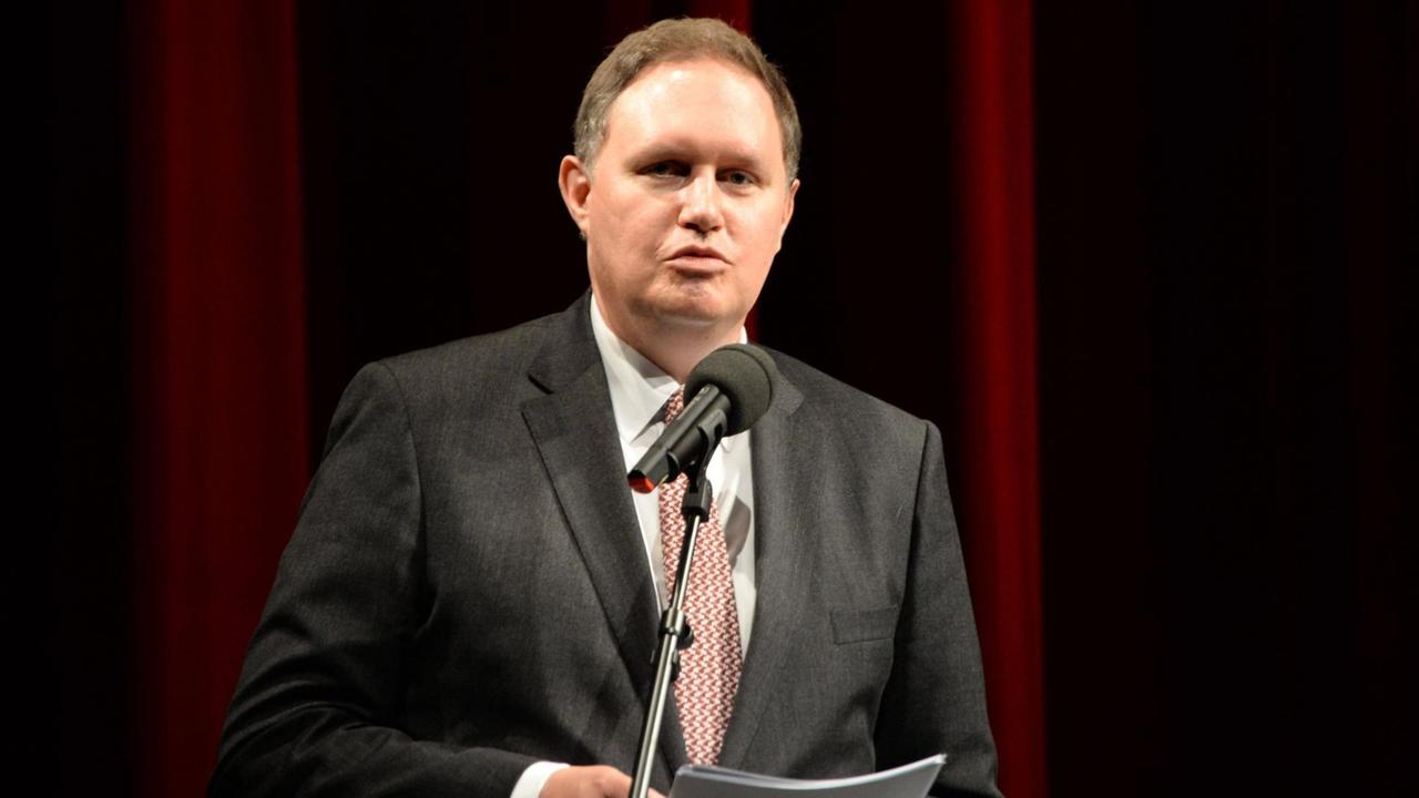 Oldenburg der 27.05.2021 Carsten Brosda, Hamburgs Kultursenator und Vorsitzender des Bühnenvereins, zu Gast beim Deutschen Bühnenverein im Oldenburgischen Staatstheater - Festrede von Bundespräsident Frank Walter Steinmeier Oldenburg der 27.05.2021 Carsten Brosda, Hamburgs Kultursenator und Vorsitzender des Bühnenvereins, zu Gast beim Deutschen Bühnenverein im Oldenburgischen Staatstheater - Festrede von Bundespräsident Frank Walter Steinmeier