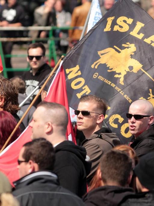 Ein rechtsextremer Aufmarsch in Erfurt