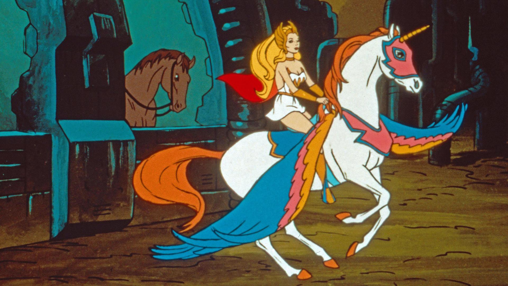 She-Ra - Prinzessin der Macht, Szenenfoto der US-Fernsehserie aus dem Jahr 1985 She-Ra - Prinzessin der Macht, Szenenfoto der US-Fernsehserie aus dem Jahr 1985
