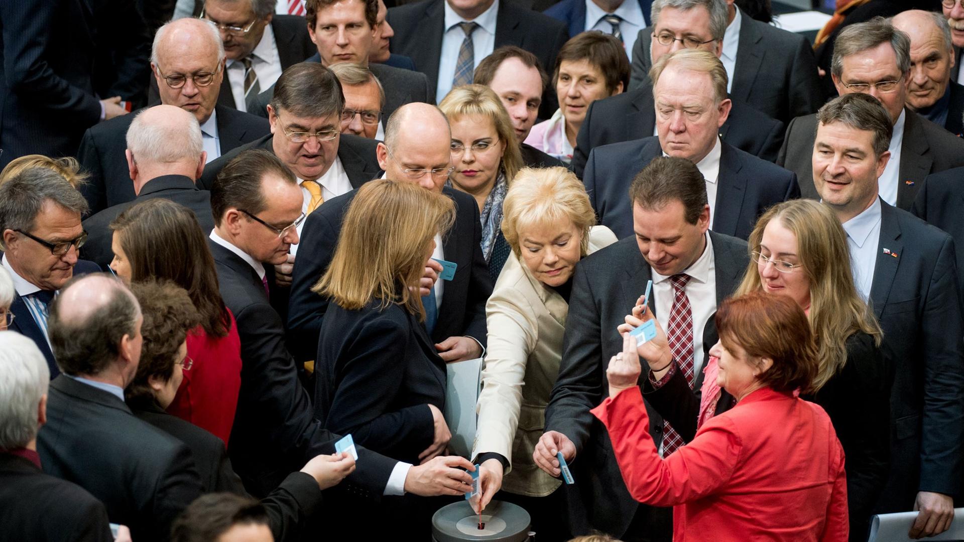 Abstimmung im Bundestag Abstimmung im Bundestag