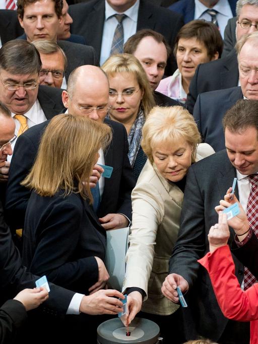 Abstimmung im Bundestag