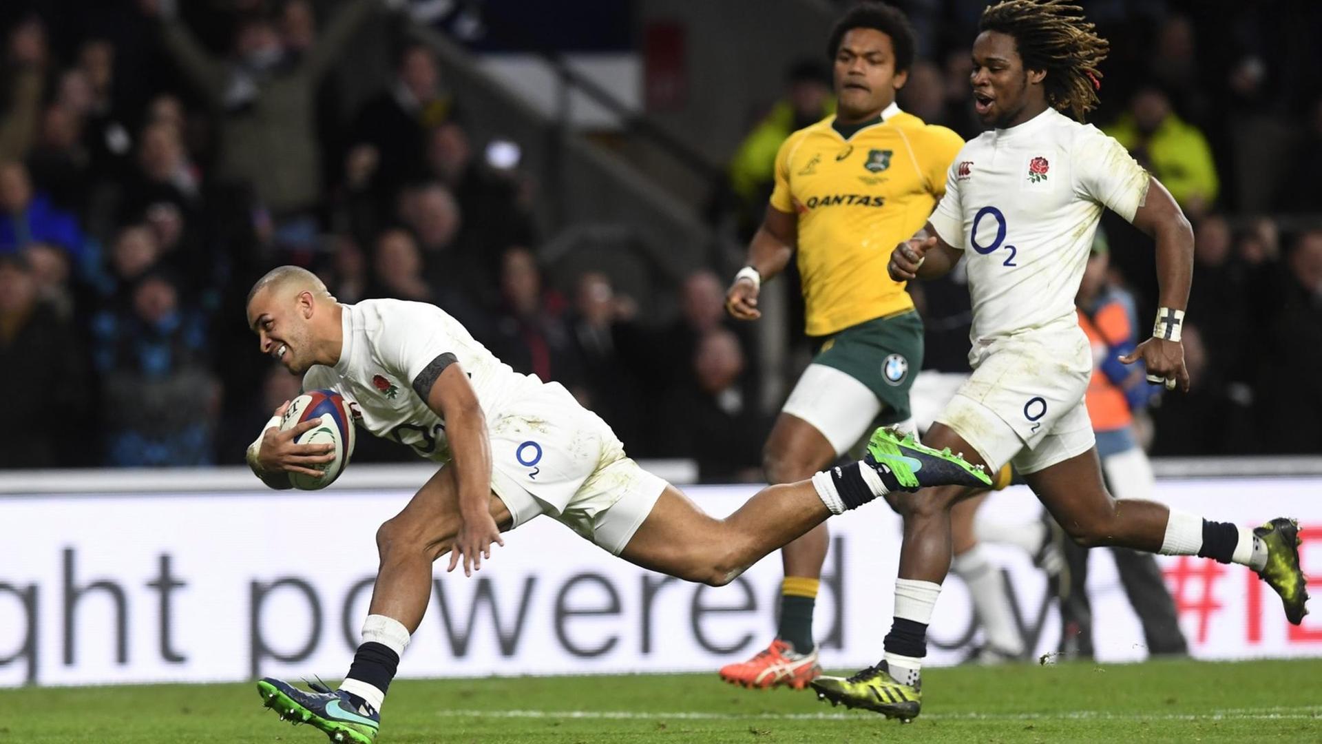 Rugby-Match England gegen Australien Rugby-Match England gegen Australien