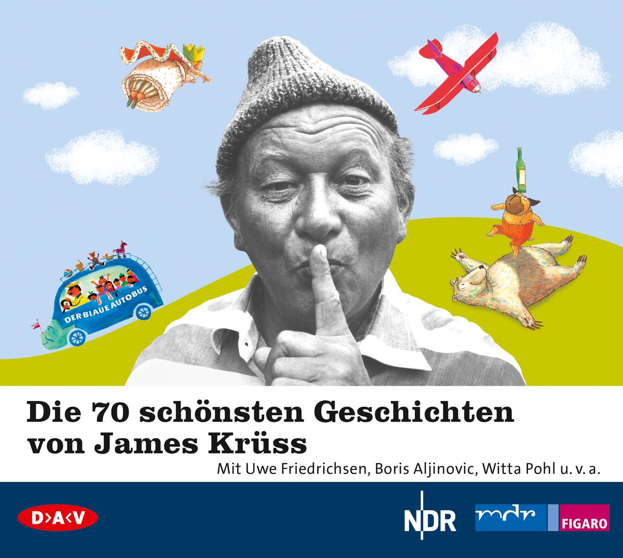Cover, Hörbuch: Die 70 schönsten Geschichten von James Krüss Cover, Hörbuch: Die 70 schönsten Geschichten von James Krüss