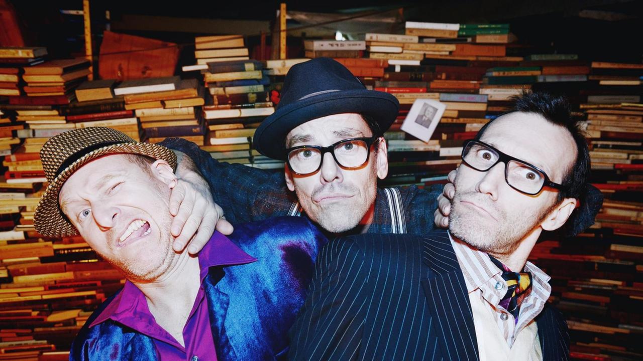 Die drei Band-Mitglieder von The Jewish Monkeys Die drei Band-Mitglieder von The Jewish Monkeys