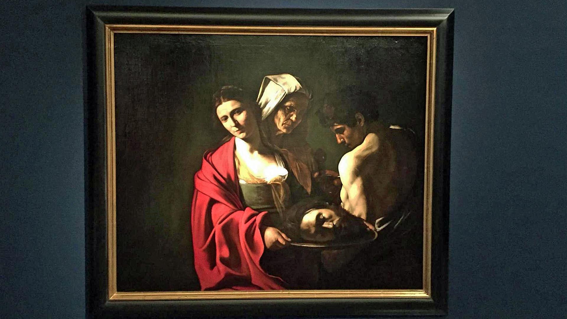 Das Gemälde "Salome mit dem Haupt Johannes' des Täufers" von Caravaggio