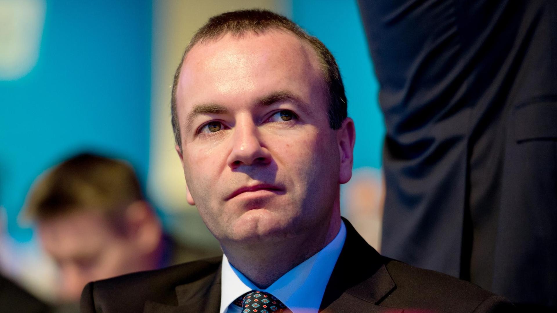 Der Vorsitzende der EVP-Fraktion im Europäischen Parlament, Manfred Weber. Der Vorsitzende der EVP-Fraktion im Europäischen Parlament, Manfred Weber.