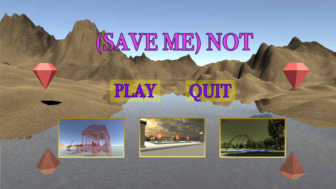 "(save me) not" als Computerspiel: Play or Quit. "(save me) not" als Computerspiel: Play or Quit.