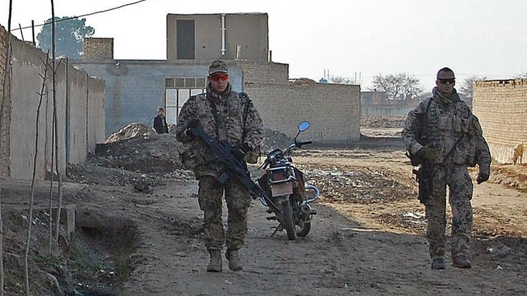 Bundeswehrsoldaten im Norden von Afghanistan. Bundeswehrsoldaten im Norden von Afghanistan.