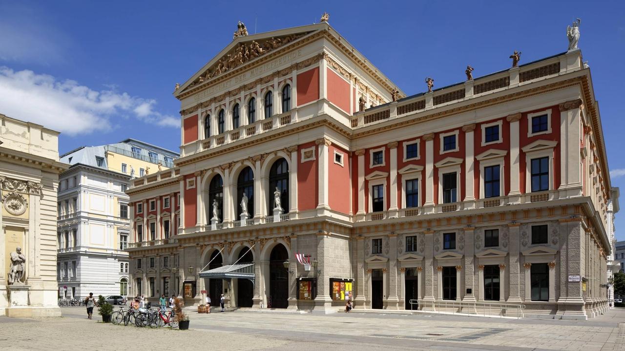 Haus des Wiener Musikvereins Konzerthalle der Wiener Philharmoniker in Wien, Österreich.