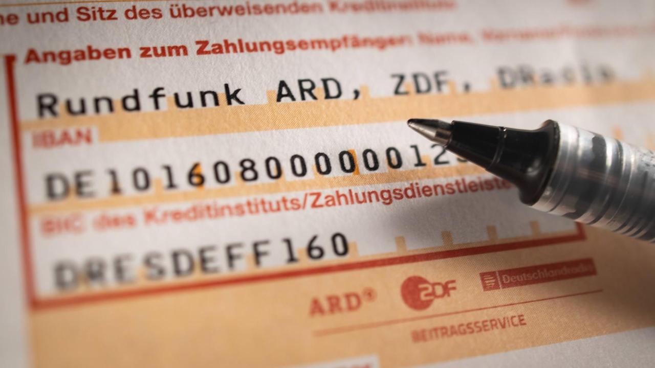 Überweisungsschein für den Rundfunkbeitrag Überweisungsschein für den Rundfunkbeitrag