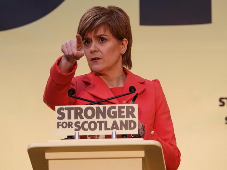 Die Chefin der Scottish National Party (SNP), Nicola Sturgeon.