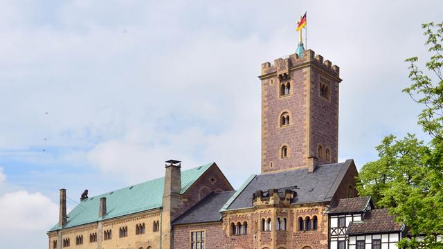 Blick auf die Wartburg in Eisenach