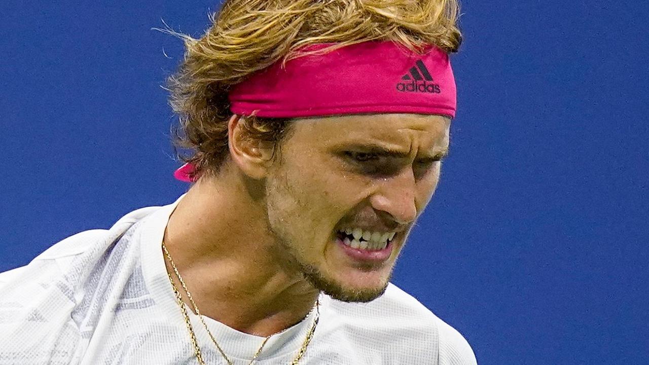 Alexander Zverev im Finale der US Open Alexander Zverev im Finale der US Open