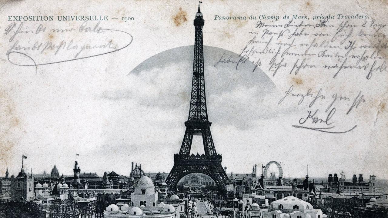 Eiffelturm um 1900 Eiffelturm um 1900