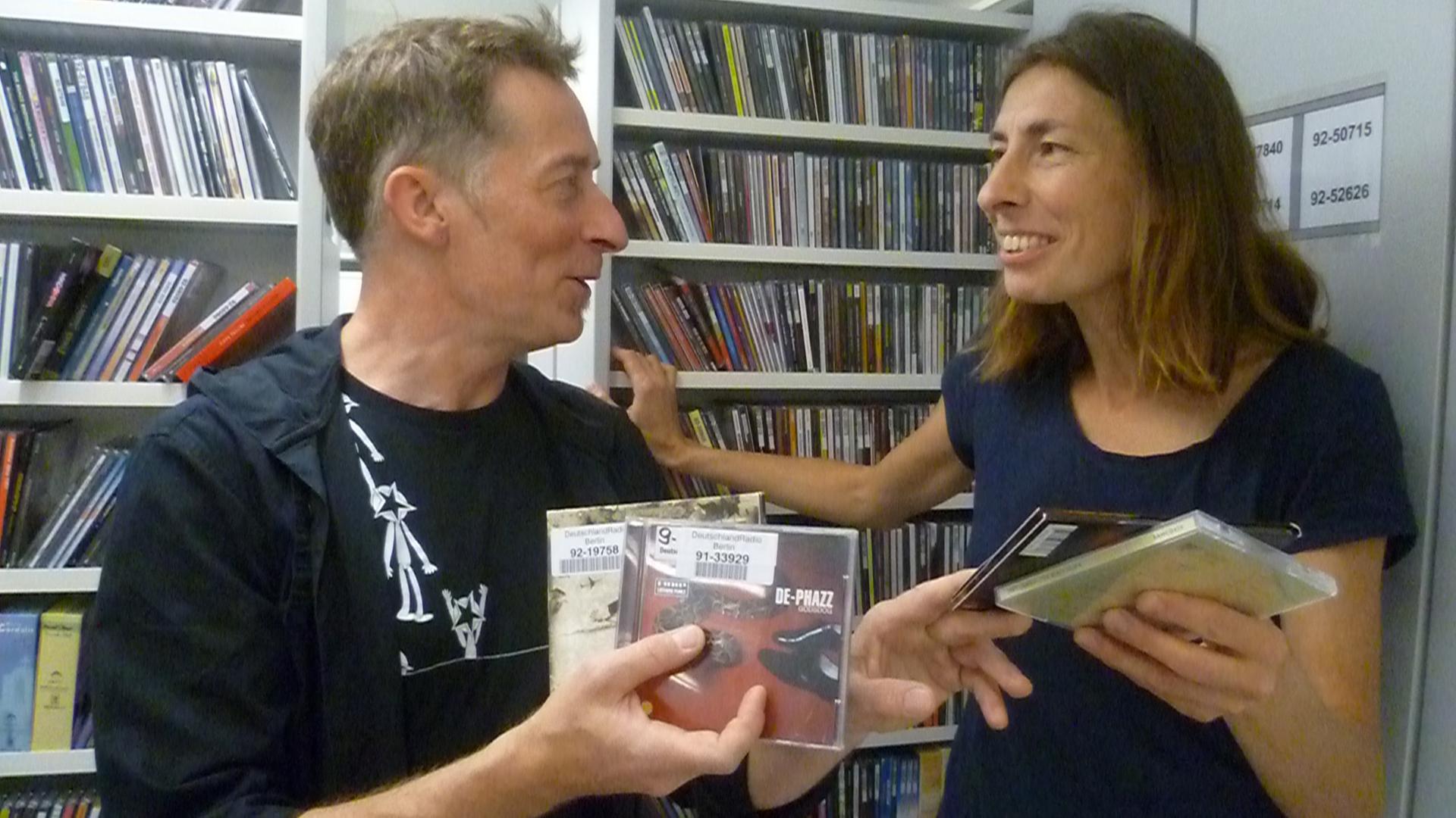 Die Musikredakteure Martin Risel und Olga Hochweis Die Musikredakteure Martin Risel und Olga Hochweis