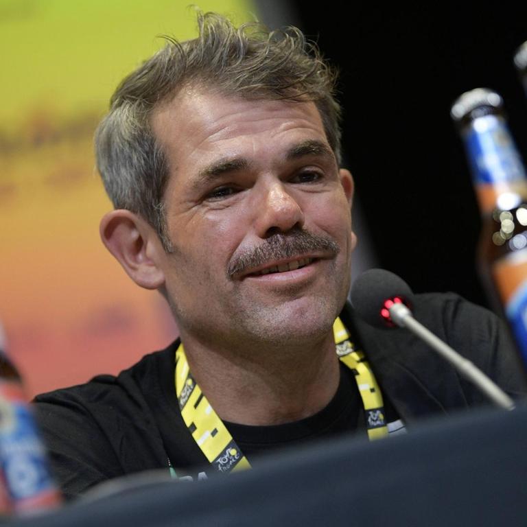 Bora-Hansgrohe team manager Ralph Denk pictured during a press conference, PK, Pressekonferenz of Bora-Hansgrohe cycling team ahead of the 106th edition of the Tour de France cycling race, in Brussels, Belgium, Friday 05 July 2019. This year s Tour de France starts in Brussels and takes place from July 6th to July 28th. YORICKxJANSENS PUBLICATIONxINxGERxSUIxAUTxONLY x05620382x  