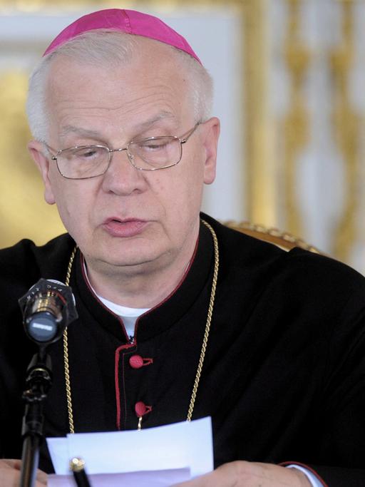 Der Vorsitzende der polnischen Bischofskonferenz, Jozef Michalik; Aufnahme vom August 2012