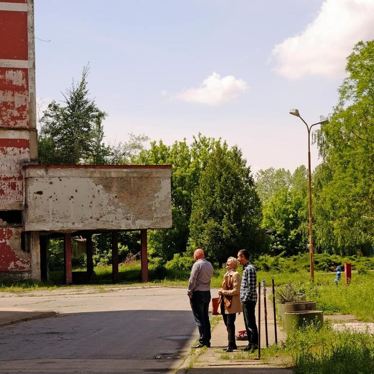 Produzieren in Ruinen - die Schuhfabrik Borovo hat schon mal bessere Tage gesehen