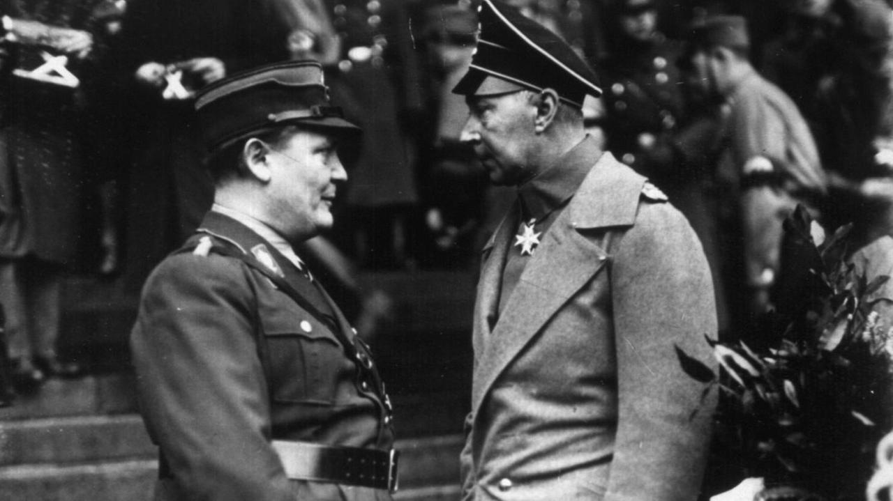 Hermann Göring und Kronprinz Wilhelm. Hermann Göring und Kronprinz Wilhelm.