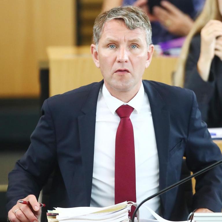 Björn Höcke, Fraktionsvorsitzender der AfD im Landtag.