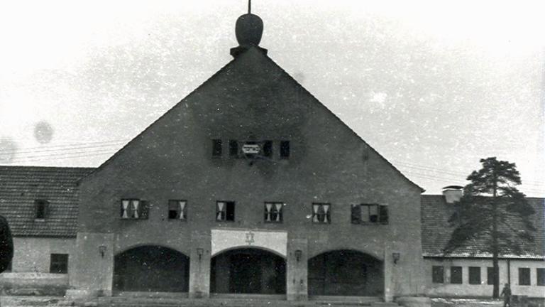 Hauptgebäude Föhrenwald, ca. 1956 Hauptgebäude Föhrenwald, ca. 1956