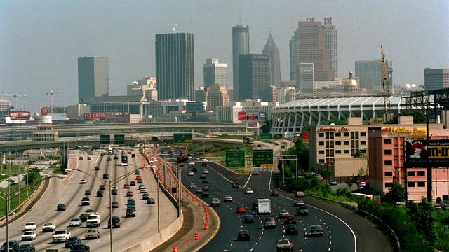 Blick auf Atlanta im US-Bundesstaat Georgia