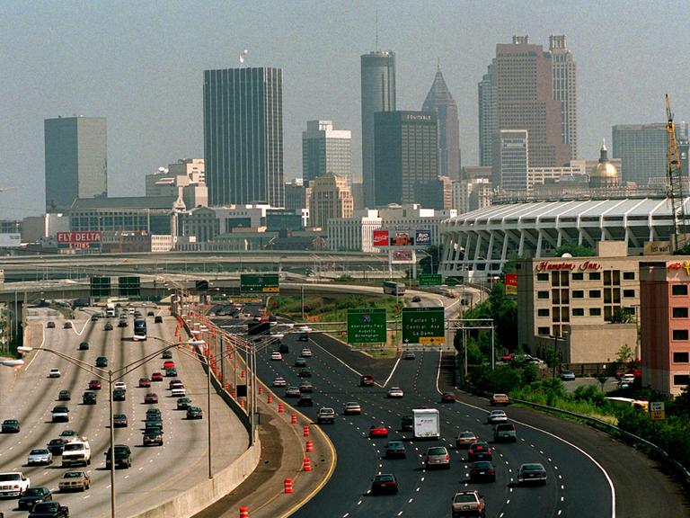 Blick auf Atlanta im US-Bundesstaat Georgia