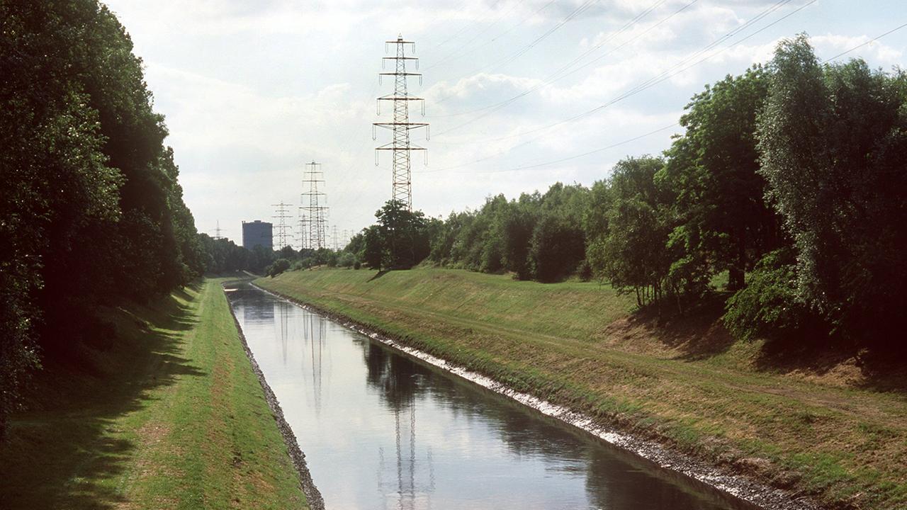 Blick auf die Emscher Blick auf die Emscher