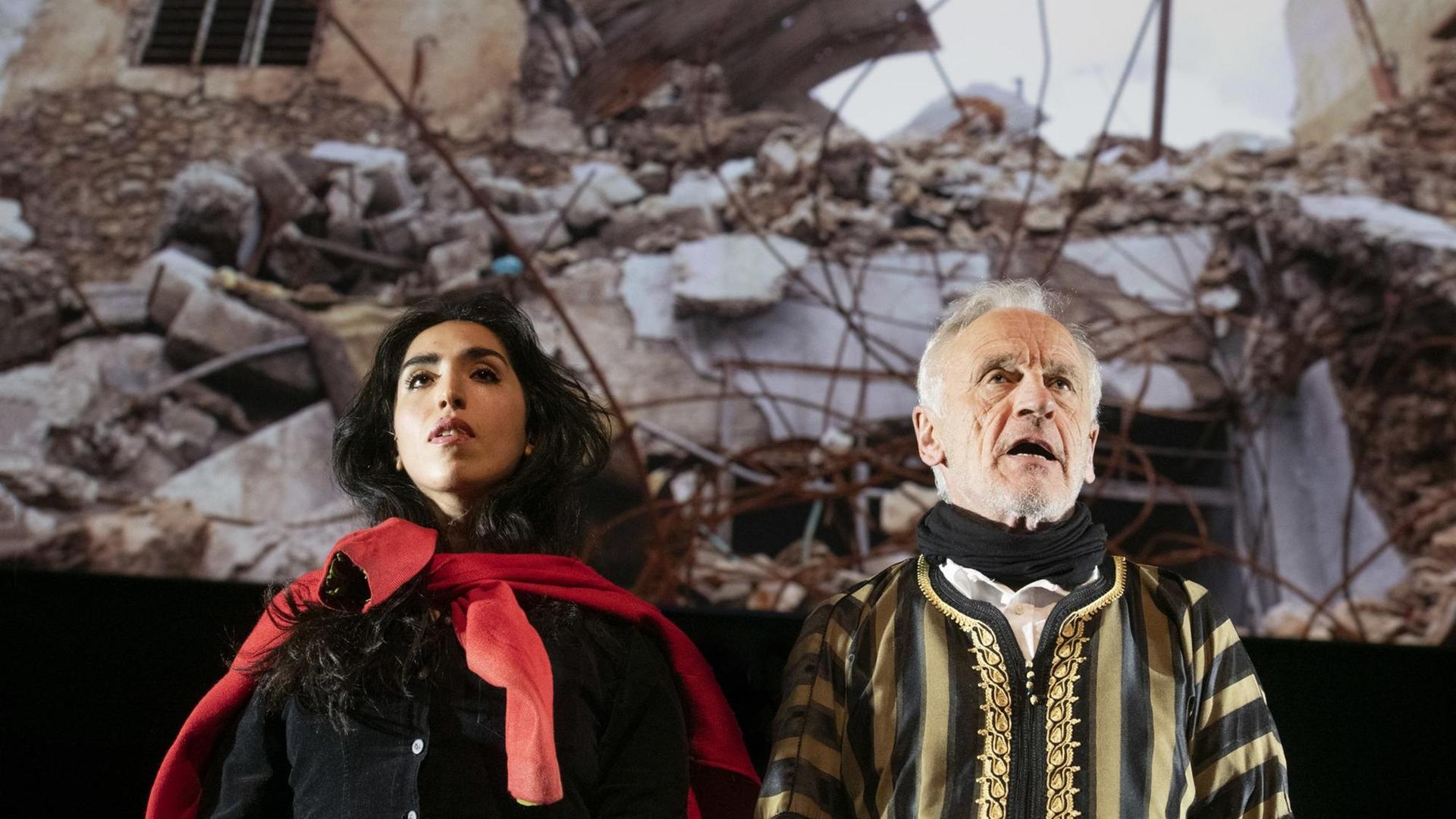 2019/04/17/Gent. Theatervoorstelling ‘Orestes in Mosul’ van NTGent in regie van Milo Rau. 2019/04/17/Gent. Theatervoorstelling ‘Orestes in Mosul’ van NTGent in regie van Milo Rau.