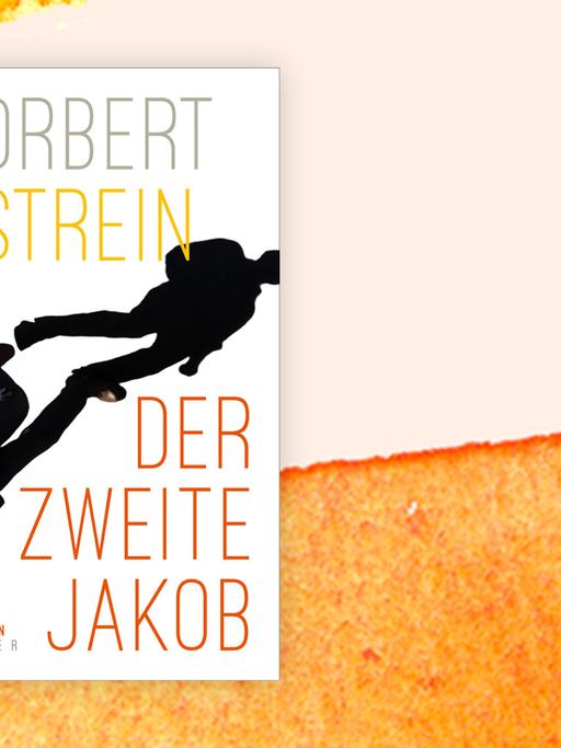 Cover von Norbert Gstreins Buch "Der zweite Jakob" auf organem Aquarellhintergund.