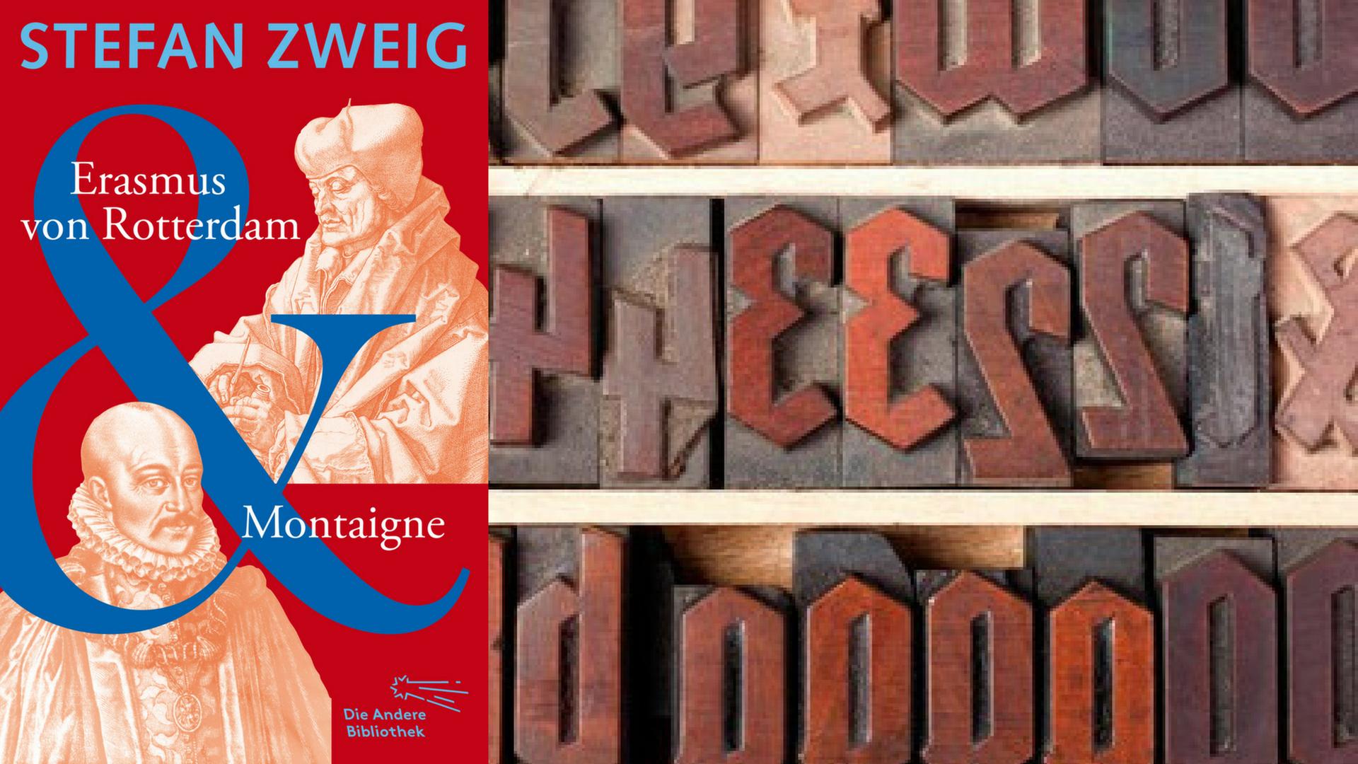 Buchcover: Stefan Zweig: "Erasmus von Rotterdam und Montaigne" Buchcover: Stefan Zweig: "Erasmus von Rotterdam und Montaigne"