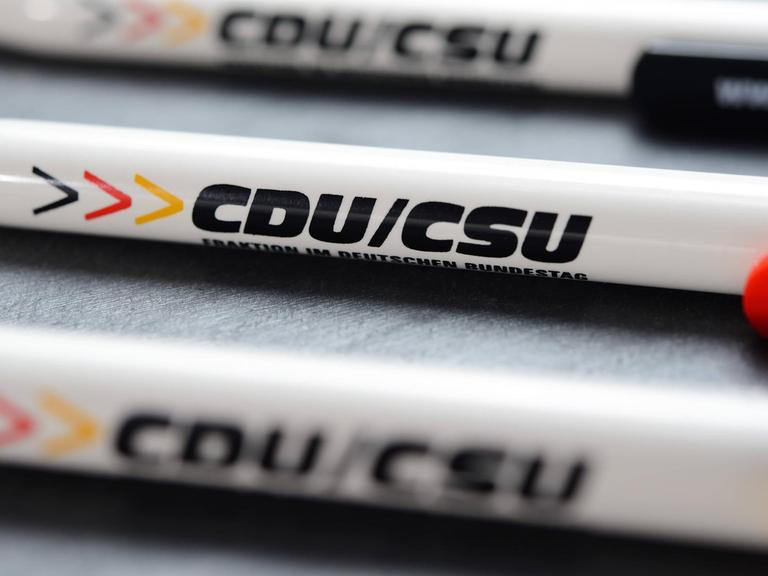 Kugelschreiber mit Logo der CDU/CSU