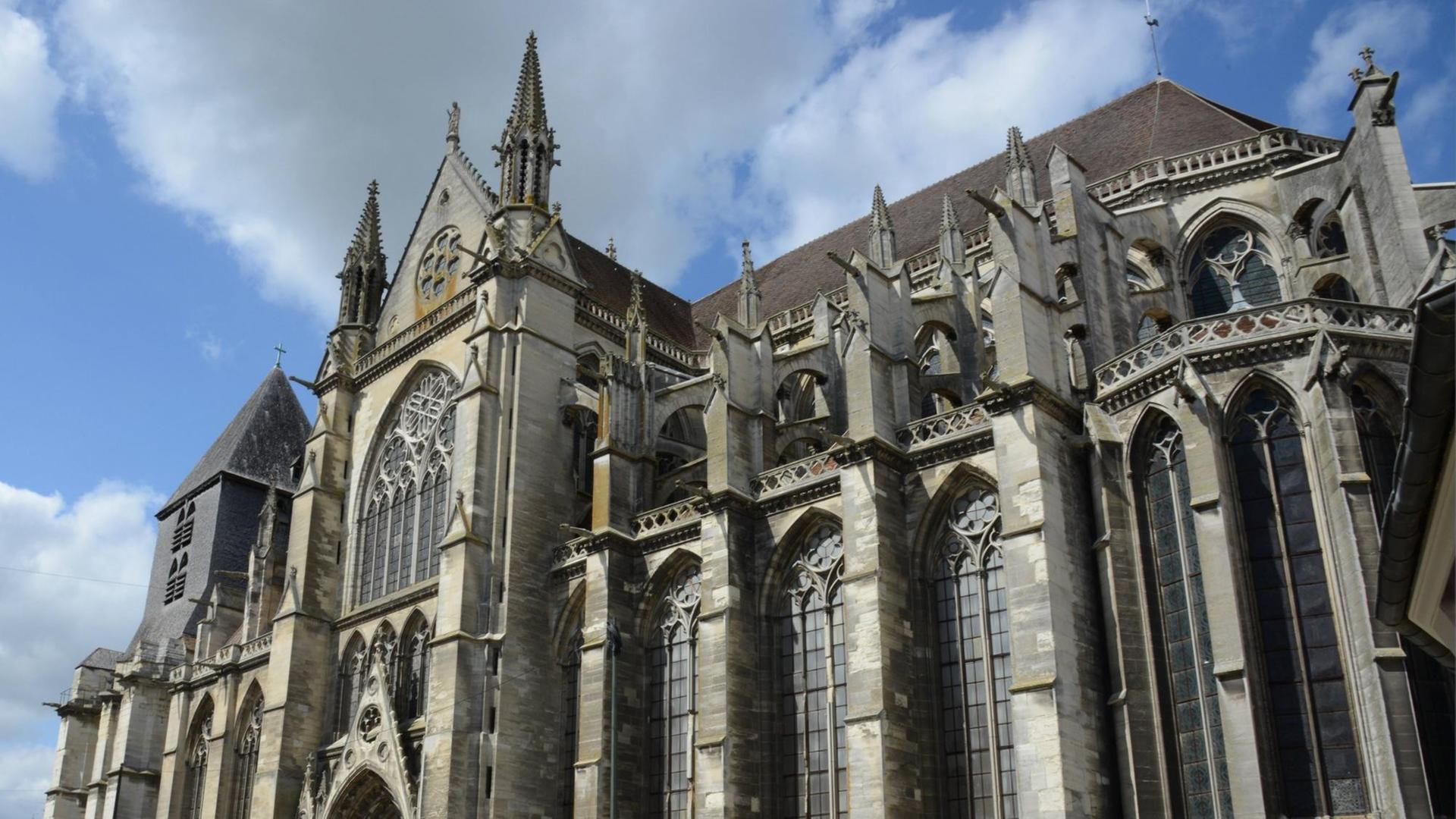 Die Kathedrale von Meaux, Frankreich. Die Kathedrale von Meaux, Frankreich.