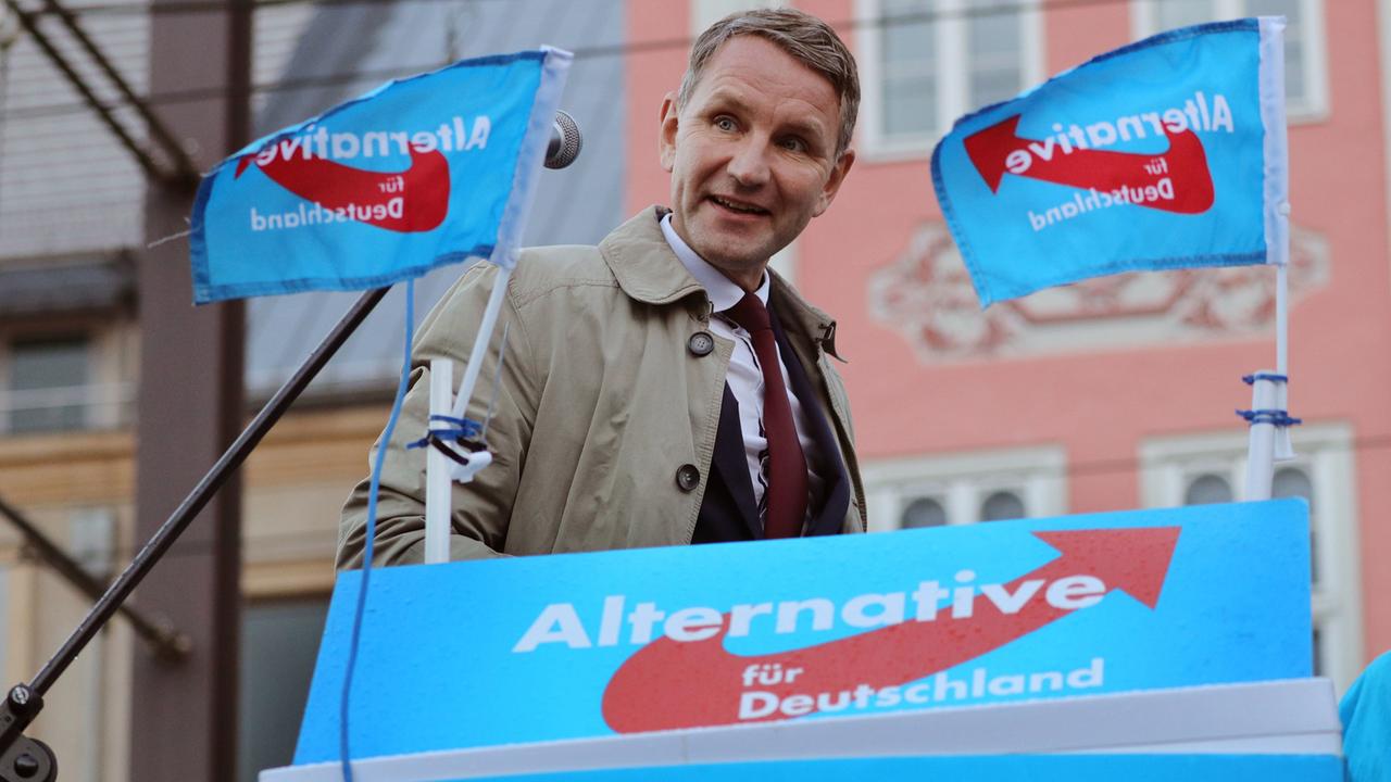 Der Thüringer AfD-Politiker Björn Höcke. Der Thüringer AfD-Politiker Björn Höcke.