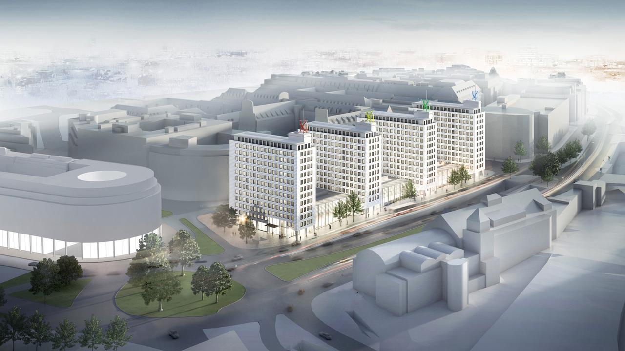 Graphische Darstellung des City-Hof Hamburg Graphische Darstellung des City-Hof Hamburg