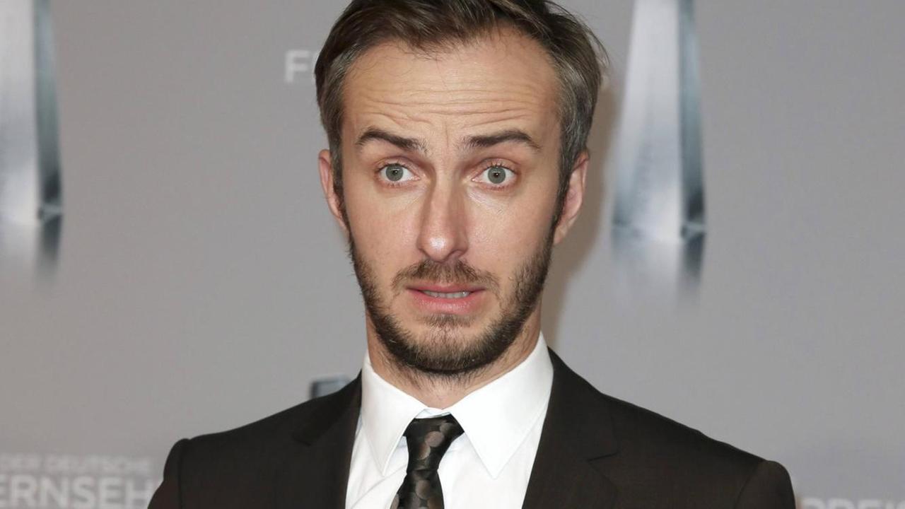 Der Moderator und Satiriker Jan Böhmermann Der Moderator und Satiriker Jan Böhmermann