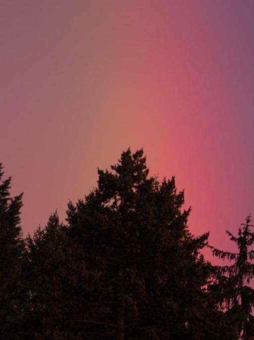 Abendhimmel in der Dämmerung