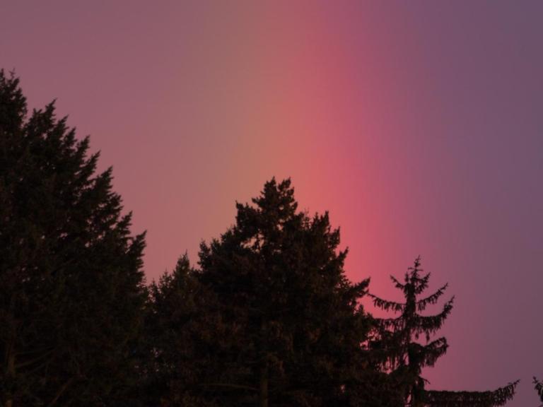 Abendhimmel in der Dämmerung