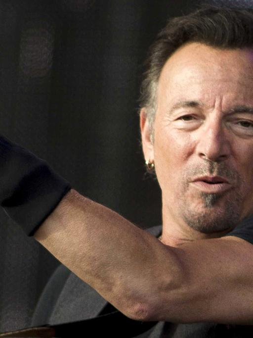 US-Sänger Bruce Springsteen beim Konzert auf seiner "The River Tour" in Den Haag im Juni 2016
