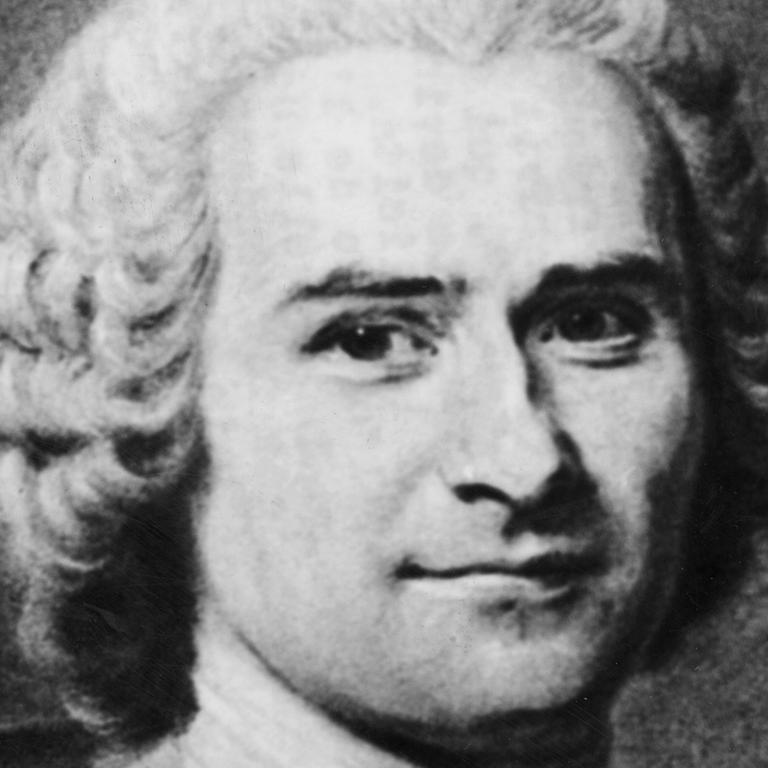 Der französische Philosoph Jean-Jacques Rousseau (1712-1778).
