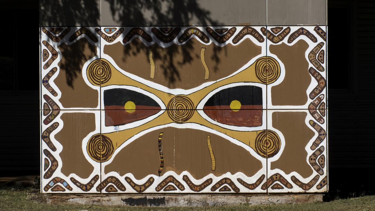 Kunstwerk von Ureinwohner Australiens Kunstwerk von Ureinwohner Australiens