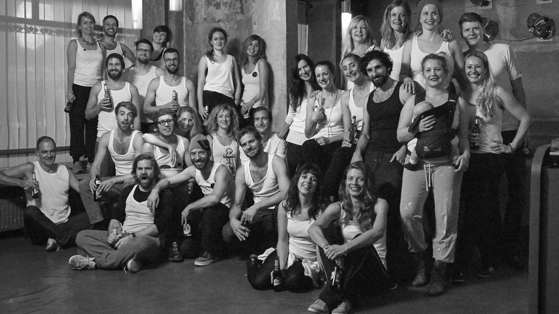 Gruppenbild, schwarzweiß Gruppenbild, schwarzweiß