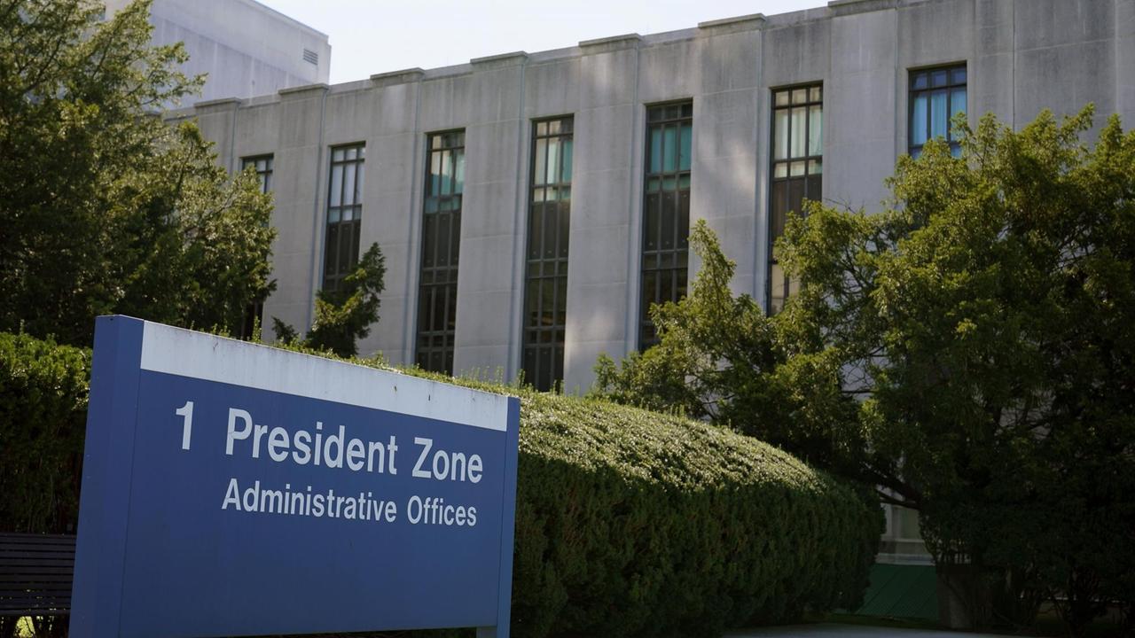 Das Militärkrankenhaus in Bethesda, USA. Das Militärkrankenhaus in Bethesda, USA.