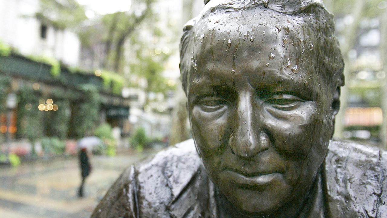 Eine Statue der US-Schriftstellerin Gertrude Stein in New York