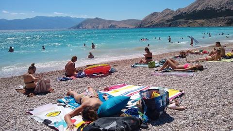 Strandurlaub in Kroatien.