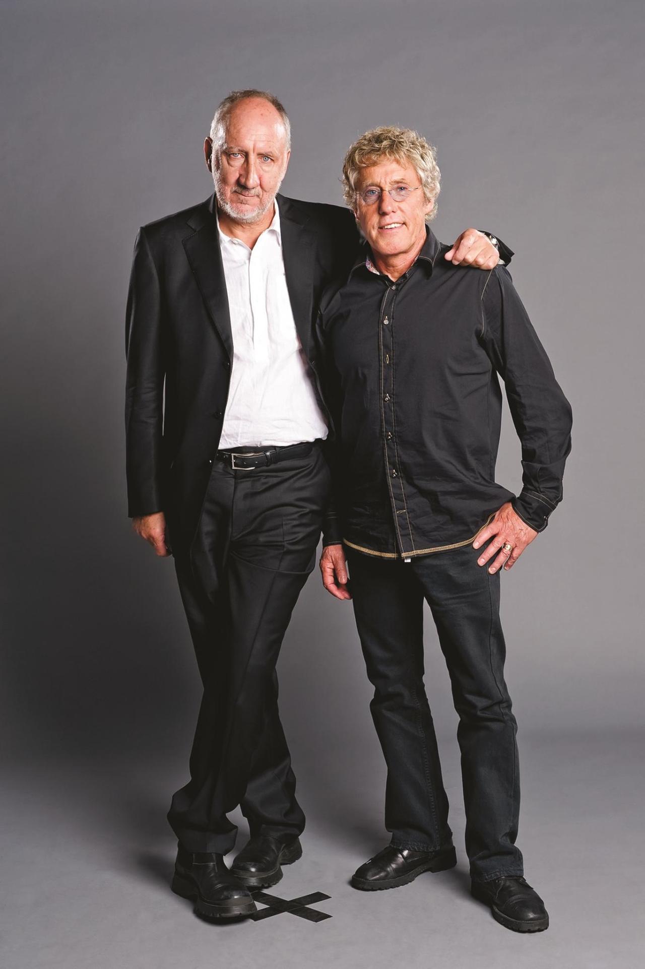 Pete Townshend & Roger Daltrey Arm in Arm