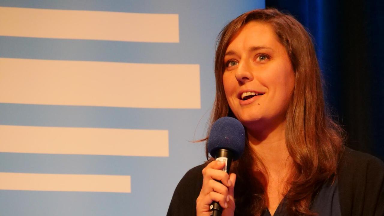 Die Bloggerin und politische Netzaktivistin Katharina Nocun Die Bloggerin und politische Netzaktivistin Katharina Nocun