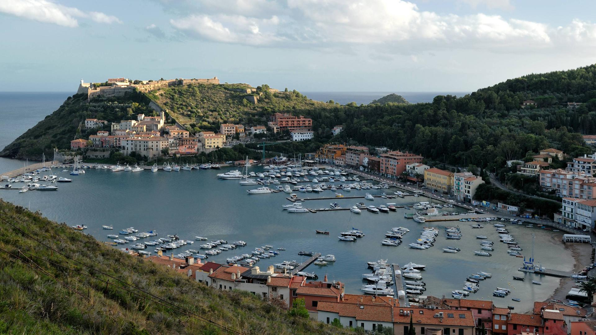 Das toskanische Küstenstädtchen Porto Ercole Das toskanische Küstenstädtchen Porto Ercole