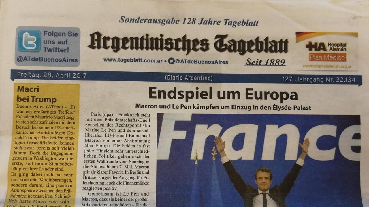 Zeitung "Argentinisches Tageblatt" Zeitung "Argentinisches Tageblatt"